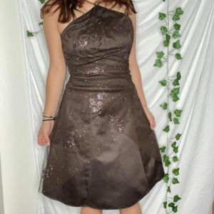 Brown Prom Dress